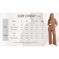 thumbnail image 6 of MINTREUS Lounge Sets for Women Knit Short Sleeve Tops and Long Pants Soft Comfy Pajamas Set Oversized 2 Piece Outfits S-2X, 6 of 8
