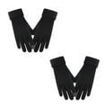 thumbnail image 1 of Guantes de invierno para pantalla táctil, 2 uds., guantes tejidos, puños elásticos, guantes cálidos de invierno, 1 of 5