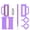 purple, variant on Speaker Silicone Case for JBL GRIP Protective Cover Speaker Storage and Dust-Proof Shell with Strap