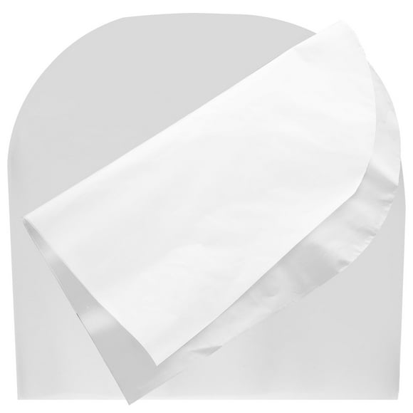 FESTFENDS 50Pcs Vinyl Outer Sleeve White Anti Static for Simple Design Record Storage