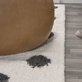 thumbnail image 6 of JONATHAN Y MOROCCAN HYPE 2 x 10 Runner Rug, Pere Charcoal Dot Shag - White/Gray, MOH411A-210, 6 of 9
