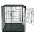 thumbnail image 5 of 42" Pet Kennel Cat Dog Folding Steel Crate Animal Playpen Wire Metal, 5 of 8
