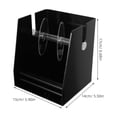 TABLZONE Desktop Label Dispenser Organizer, 3 Compartment Acrylic ...