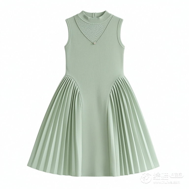 fan pleated dress Pleated Fan Bodice Fitted Pearl Gown 4 / Champagne