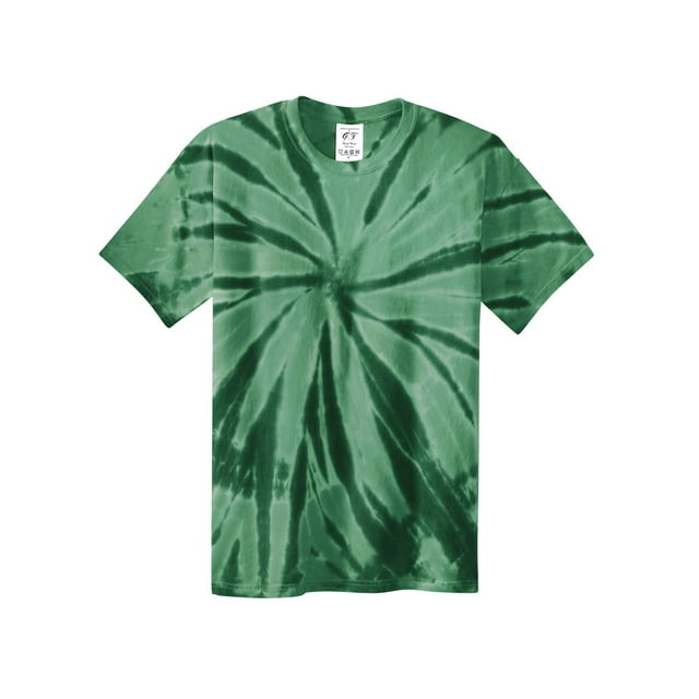 Gravity Threads Youth Tie-Dye Short-Sleeve T-Shirt - Forest Green - Medium