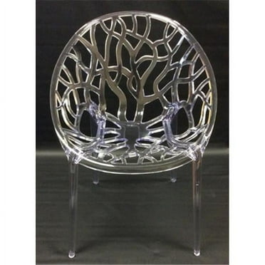 31 x 17.75 x 23.25 in. Leisure Crystal Stackable Chair