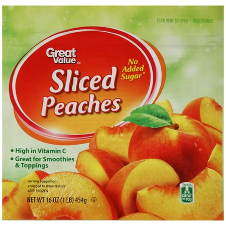 Great Value Sliced Peaches, 16 oz - Walmart.com