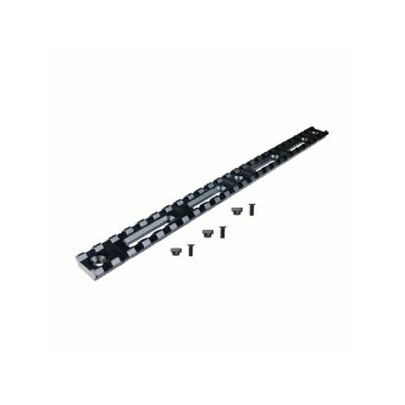 Lion Gears 10in Aluminum M-LOK Compatible Rail, 25 Slots, Black