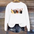 thumbnail image 2 of WEAIXIMIUNG Sweatshirts à Col Rond Graphiques pour Femmes Pull à Capuche Imprimé Lettre Col Rond pour Automne & Hiver, 2 of 3