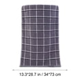 thumbnail image 3 of Checkered Facial Towels 34x73 cm Soft Absorbent Lint-Free Quick-Drying Face Towels for Home Use, 3 of 7