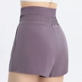 thumbnail image 4 of Women's Running Shorts with Liner High Waisted Workout Shorts Casual Quick Dry Athletic Summer Shorts with Pockets, 4 of 5