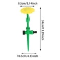 thumbnail image 3 of erfcxs Interesting Adjustable Sunflower Sprinkler Nozzle Water Conservation Garden Hose Sprayer For Kids' Summer Outdoor Play, 3 of 7