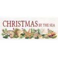 thumbnail image 2 of Reed, Tara 32x15 Black Ornate Wood Framed with Double Matting Museum Art Print Titled - Christmas By the Sea Panel sign, 2 of 4