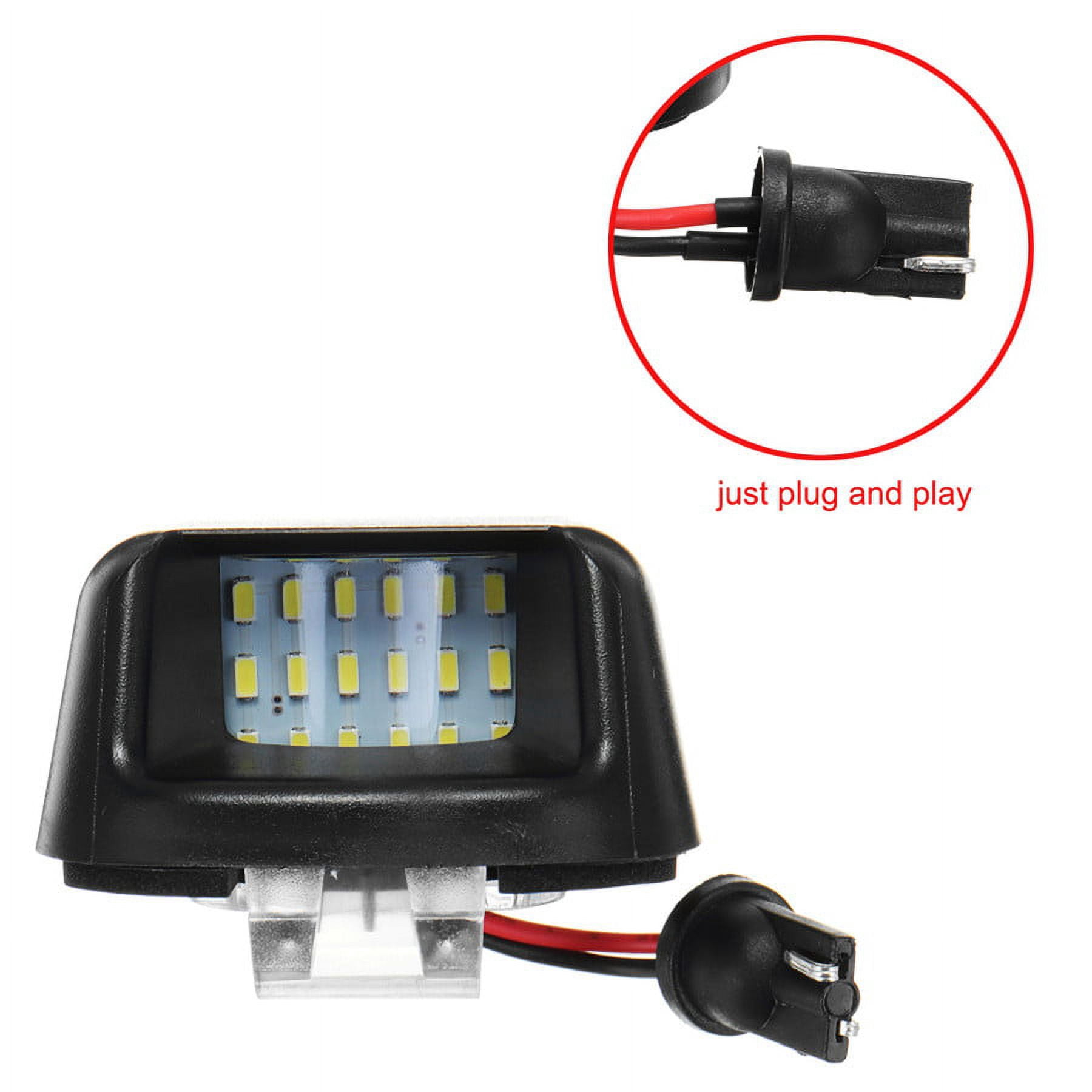 Phyun 2x License Plate Light Rear Bumper Replacement 18LED For Nissan Frontier 2007-19