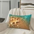 thumbnail image 5 of Daiia Starfish And Seashell 1 Bedding Waterproof Pillow Protector Zippered Queen – Bed Bug Proof Pillow Encasement-16"x24", 5 of 6