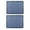 Blue, variant on Silicone Dish Drying Mat, 2 Pack Non-Slip Counter Pad with Wavy Ridges, Quick-Dry Heat-Resistant Mat, Dishwasher Safe for Kitche 11.81" x 15.75"