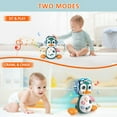 thumbnail image 5 of MOONTOY Musical Toys for Toddlers 1-3, Penguin Crawling Baby Toys 6 to 12 Months, Early Learning Educational Toy with Light & Sound, Birthday Toy for Infant Boy Girl 6 7 8 9 10 11 12 Month 1-2 Years, 5 of 9