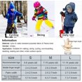 thumbnail image 6 of QKURT Kids Ski Gloves, Winter Warm Windproof Snow Mittens Girls Boys Cold Weather Mittens for 4~14 Years Old Kids Sledding Snowboard Skating Cycling Running and Outdoor Activities, L, 6 of 7