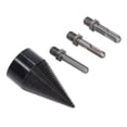 thumbnail image 3 of Wood Splitter Drill Bit Electric Firewood Log Splitter Bit Set with 3Pcs Removable Shanks 50mm, 3 of 14