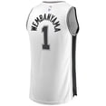 thumbnail image 3 of Men's Fanatics Victor Wembanyama White San Antonio Spurs Fast Break Player Jersey - Association Edition, 3 of 3