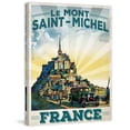thumbnail image 3 of Marmont Hill "Le Mont Saint-Michel" Painting Print on Canvas, 3 of 5