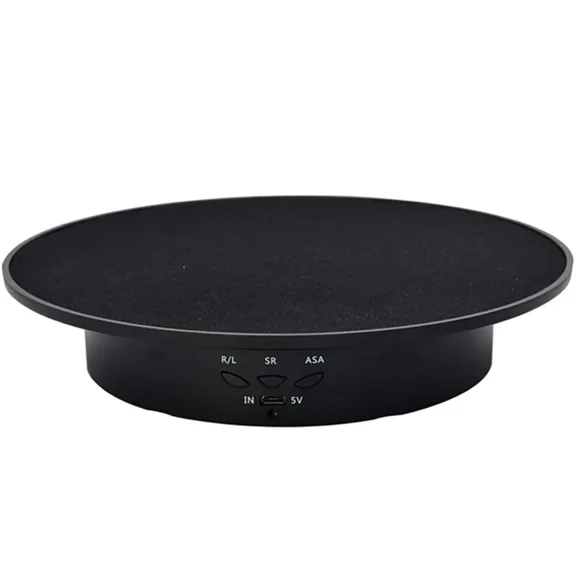 7.9inch 360-Degree Electric Rotating Turntable, Rechargeable Low Noise Display Stand