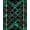 Green, Pattern 1, variant on ODIKA 4'x6' Machine Washable Non-Slip Area Rug, Contemporary Black Marble & Green Geometric Intersecting Motif High Traffic Rug, Green, 137180