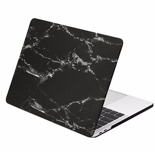 Top Case Macbook Pro 13 Case 16 Marble Pattern Rubberized Hard Case Cover For Macbook Pro 13 Inch A1706 With Touch Bar A1708 Without Touch Bar Release Oct 16 Marble Black Walmart Com Walmart Com