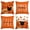 Black Cat, variant on Sm:)e Blesse Sunflower Scarecrow Pumpkin Fall Throw Pillow Cover 18x18 Inch Set of 4, Autumn Decorative Outdoor Cushion Cover for Sofa Couch