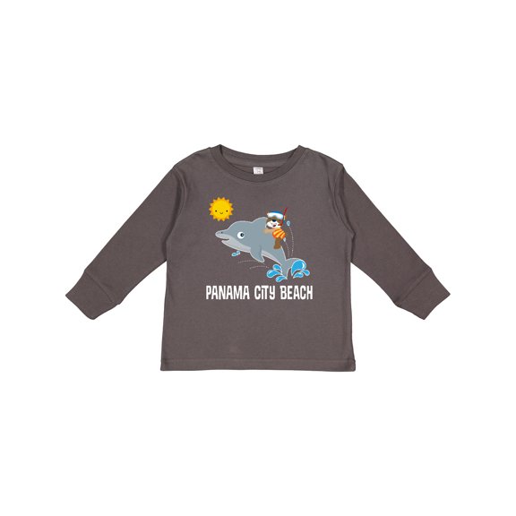 Inktastic Panama City Beach Florida Vacation Boys or Girls Long Sleeve Toddler T-Shirt