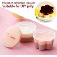 thumbnail image 5 of Hervidor de huevos escalfados, sin Bpa, hervidor de huevos, huevera, cazador furtivo de huevos con cepillo de aceite no pegajoso, color rosa, desayuno perfecto, 4 Uds., 5 of 5