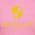 thumbnail image 3 of CafePress - Delta Chi Vertical Yellow Logo T Shirt - Women's Traditional Fit Dark T-Shirt, 3 of 4