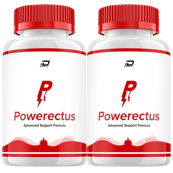 Powerectus for Men Capsules – Power Rectus Overall Health and Energy, Official Formula, Powerectus, All Natural Support Formula, 2 Pack, 120 Capsules