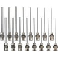 thumbnail image 1 of 16 agujas de jeringa de acero inoxidable de 1,5 pulgadas con punta roma y conector Luer Lock para rellenar jeringas de pegamento (10/12/14/16/18/20/22/24G)., 1 of 9