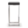 thumbnail image 3 of Ferrara White Stainless Steel Barstool - Set of 2, 3 of 4