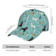 thumbnail image 2 of Fotbe Cute Dog Gorro Clásico de Béisbol, Gorra Ajustable con Broche Snapback, Gorro de Exterior de Algodón Suave, 2 of 6