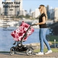 thumbnail image 5 of Fotbe Rose Pattern Car Seat Covers for Babies, Nursing Breastfeeding Cover Carseat Canopy, Soft Stretchy Carrier Cover, 5 of 9