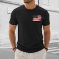 thumbnail image 5 of Ramiter Men's America 250Th Anniversary Printed T-Shirt Patriotic Falg Shirts for Men(Black,XL), 5 of 8