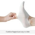 thumbnail image 4 of Zhengup Womens No Show Socks Cotton Breathable Athletic Ankle Socks Cushioned Low Cut Invisible Running Socks Flats 6 pack, 4 of 7