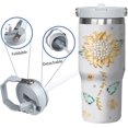 thumbnail image 3 of 13th Birthday Tumbler with Handle & Straw, Birthday Gifts Stainless Stainless Steel Cups 30 Oz, 13 Year Old Birthday Gifts for Girls, 13th Birthday Decorations, Happy 13th Birthday Gifts for Girls, 3 of 6