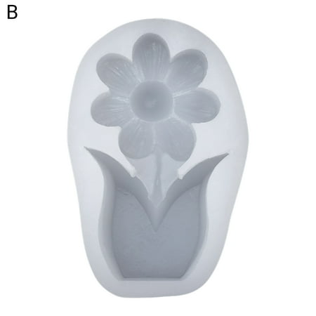 

Meizhencang Candle Mold Safe Clear Texture DIY 3D Flower Aromatherapy Candle Silicone Mold for Handicrafts