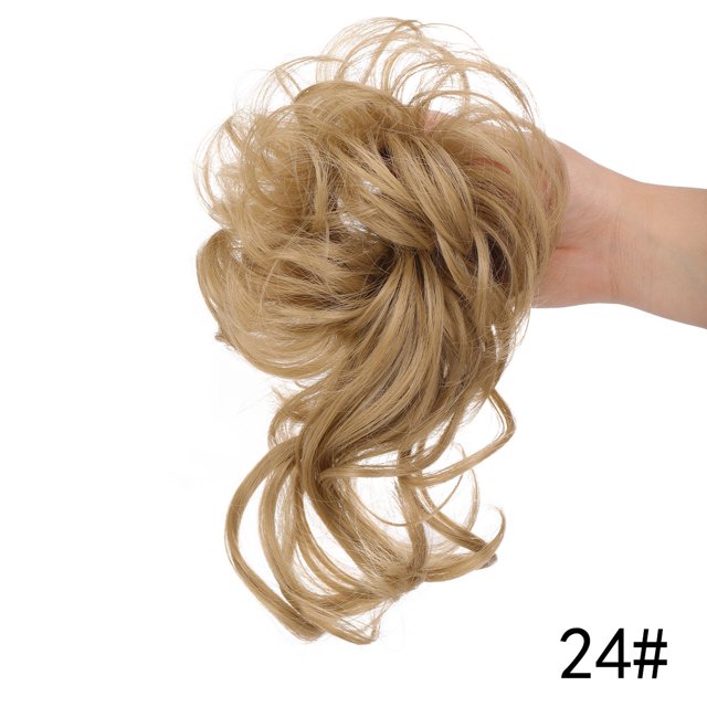 Yeacher Pièce de Cheveux Chignon Décoiffé Synthétique Chouchous Chignon Décoiffé Extensions
