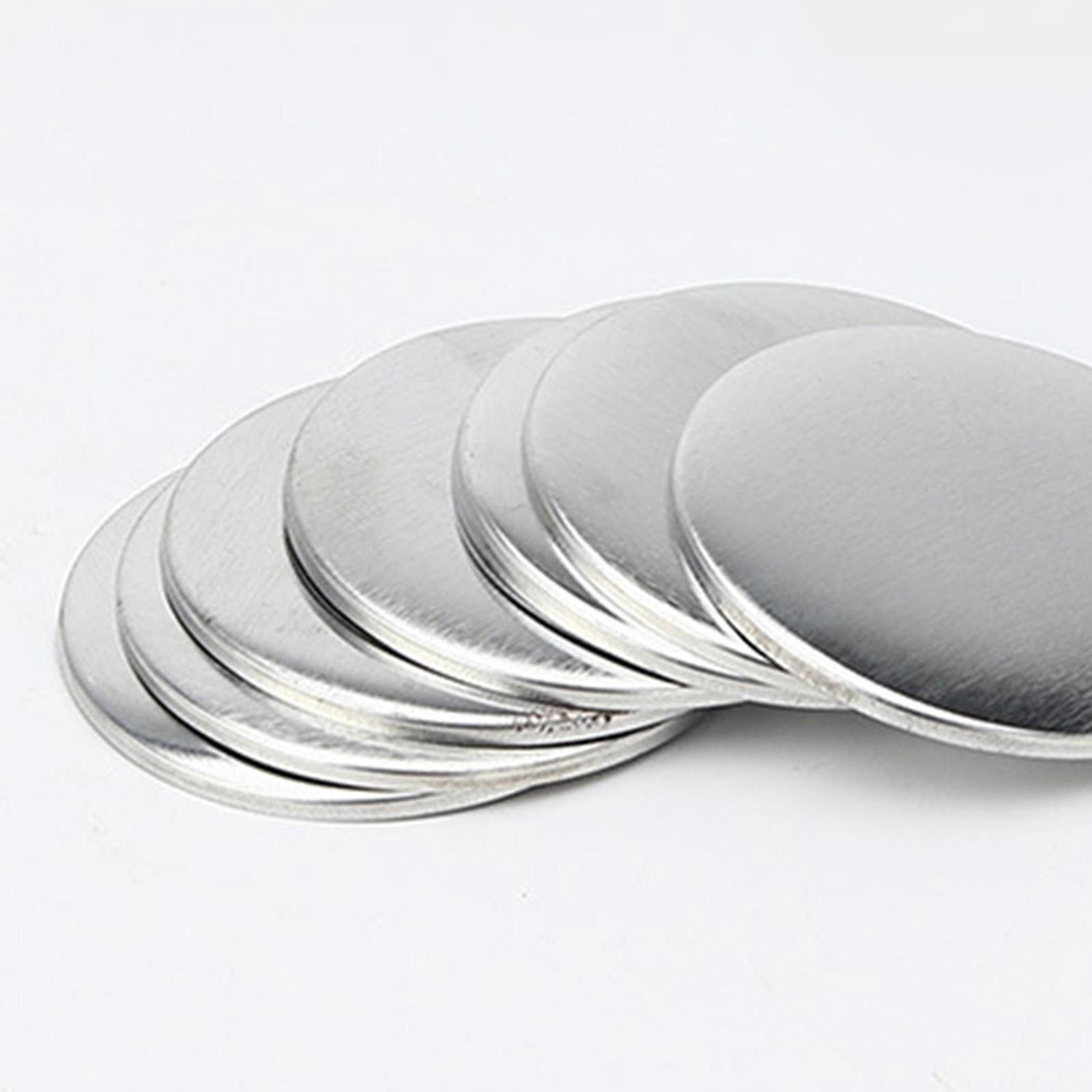 Tachiuwa 100 Pieces Blank Button Making Supplies Round Button Parts Including Metal Shells Back Cover for Button Maker Machine