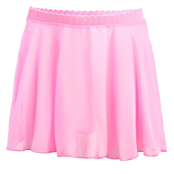 Zpanxa Skorts for girls Solid Color A‑Line Skirt with Elastic Waist Pink 8 Years