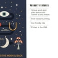 thumbnail image 3 of Equations and Emojis Collection, I Love You To The Moon And Back Birch Wood Wall Sign (6x9 Rustic Home Decor, Ready to Hang Art), 3 of 5