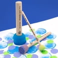 thumbnail image 3 of Hello Hobby Foam Multi-Color Spouncers Art and Craft Variety 10pc Set, 3 of 7