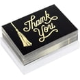thumbnail image 3 of Graduation Thank You Cards with Envelopes, Black and Gold Tassel, Class of 2026 (Bulk 40 Pack Cards) for High School, College, University, 3 of 3