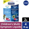 Mucinex Children's Cold Medicine Multi-Symptom Daytime & Nighttime Cold Relief Liquid, 2 x 4 FL OZ (Packaging May Vary)
