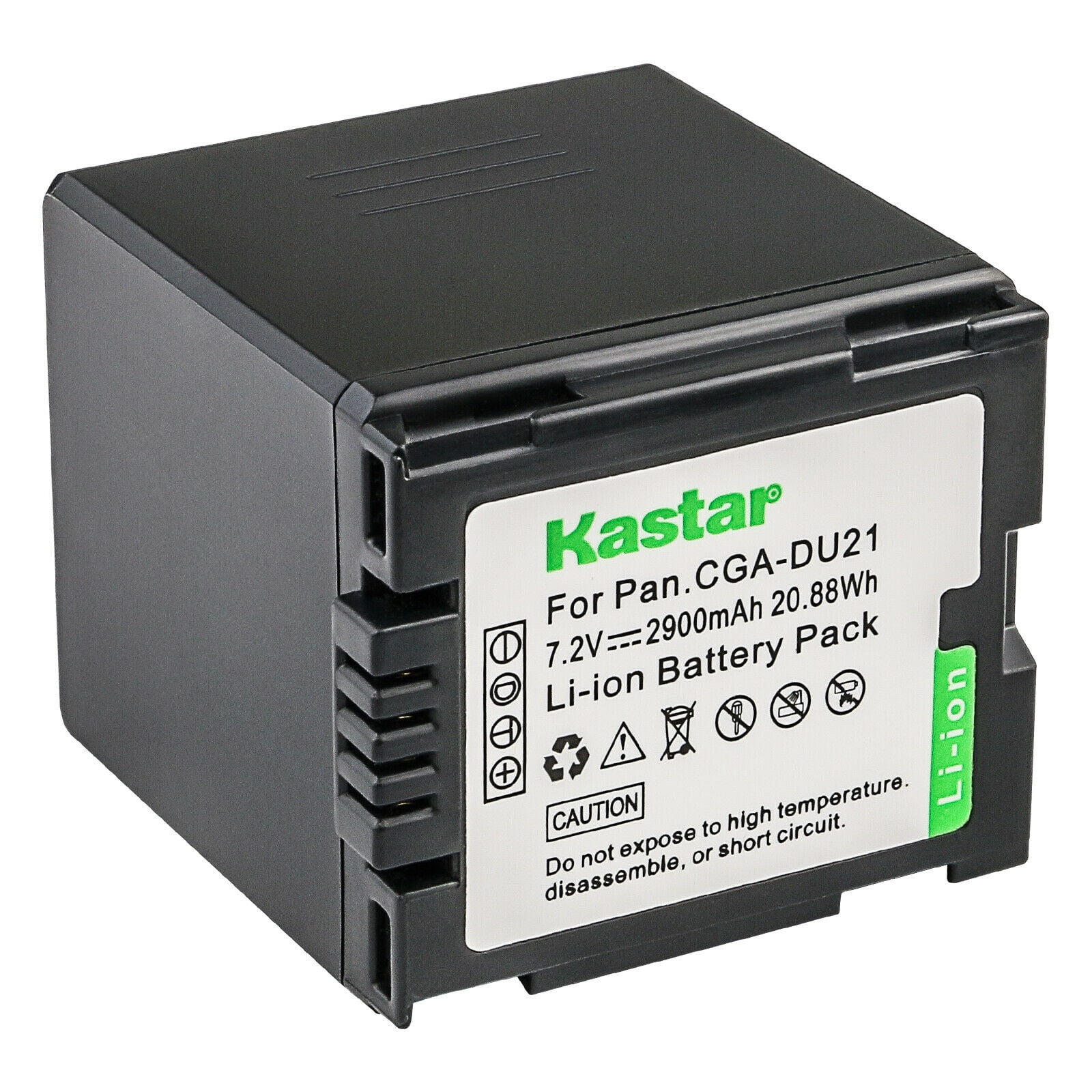 Kastar 1-Pack CGA-DU21 Battery Replacement for Panasonic NV-GS50, NV-GS55,  NV-GS58, NV-GS60, NV-GS65, NV-GS70, NV-GS75, NV-GS78, NV-GS80, NV-GS85, NV- GS100, NV-GS120, NV-GS140, NV-GS150 Camera - Walmart.com