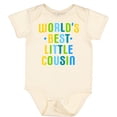 thumbnail image 3 of Inktastic Worlds Best Little Cousin Boys Baby Bodysuit, 3 of 5